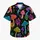 Neon Psychedelic Mushroom Garden for Night Festivals, Beach Trips and Retro Style Fans Hawaiian Shirt - 7