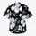 Black White Hibiscus Floral Resort Style For Beach Vacation And Tropical Getaways Hawaiian Shirt - 7