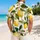 Yellow Lemon Botanical Tropical Resort Vacation Style for Men and Beach Getaways Hawaiian Shirt - 2