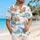 Coral Crab And Blue Wave Coastal Resort Outfit For Beach Trips And Summer Lounging Hawaiian Shirt - 6