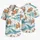 Coral Crab And Blue Wave Coastal Resort Outfit For Beach Trips And Summer Lounging Hawaiian Shirt - 5