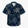 Midnight Navy Tropical Palms And Island Mountains For Coastal Resort Vacation Nights Hawaiian Shirt - 7
