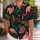 Coral Flamingos And Tropical Leaves For Resort Travel, Beach Getaways, And Vacation Wear Hawaiian Shirt - 1
