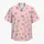 Blush Pink Hearts and Plumeria for Beach Resort Getaways and Romantic Vacation Wear Hawaiian Shirt - 7