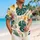 Tropical Monstera And Banana Leaves For Resort Travel And Beach Vacation Outfits Hawaiian Shirt - 6