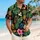 Tropical Pineapple, Monstera And Hibiscus Botanical Resort Vacation Style For Men Hawaiian Shirt - 6