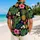 Tropical Pineapple, Monstera And Hibiscus Botanical Resort Vacation Style For Men Hawaiian Shirt - 2