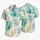Turquoise Tropical Palm Leaves For Beach Vacation Resort Wear And Cruise Travel Men Hawaiian Shirt - 5