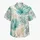 Turquoise Tropical Palm Leaves For Beach Vacation Resort Wear And Cruise Travel Men Hawaiian Shirt - 7