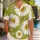 White Daisy Tropical Botanical Resort Style for Beach Vacations and Summer Getaways Hawaiian Shirt - 1