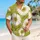 White Daisy Tropical Botanical Resort Style for Beach Vacations and Summer Getaways Hawaiian Shirt - 6