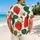 Strawberry Tropical Leaf Resort Style For Beach Vacations And Summer Party Outings Hawaiian Shirt - 2