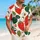 Strawberry Tropical Leaf Resort Style For Beach Vacations And Summer Party Outings Hawaiian Shirt - 6