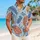 Vintage Tropical Monstera And Palm Leaves For Coastal Resort Vacations And Beach Days Hawaiian Shirt - 6