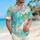 Melting Ice Cream Waffle Cone Tropical Candy Motif For Beach Resort Vacation Wear Hawaiian Shirt - 6