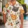 Kawaii Tropical Cat Faces For Beach Vacations, Luau Parties And Cat Lovers Gifts Hawaiian Shirt - 1