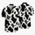 Black And Ivory Cowhide Tropical Leaves For Fun Beach Vacations And Resort Getaways Hawaiian Shirt - 5