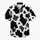 Black And Ivory Cowhide Tropical Leaves For Fun Beach Vacations And Resort Getaways Hawaiian Shirt - 7