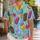 Tropical Ice Cream Cones And Popsicles For Beach Vacations And Summer Parties Hawaiian Shirt - 1