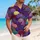 Jewel Tone Scallop Shell Waves For Resort Nights, Cruises, And Beach Getaways For Men Hawaiian Shirt - 6