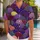 Jewel Tone Scallop Shell Waves For Resort Nights, Cruises, And Beach Getaways For Men Hawaiian Shirt - 1