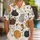 Sleepy Cat And Plumeria Motifs For Men's Beach Vacations And Relaxed Summer Parties Hawaiian Shirt - 1