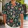 Whimsical Forest Monsters And Tropical Creatures For Beach Vacation Men's Casual Style Hawaiian Shirt - 1