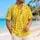 Golden Corn Kernels With Tropical Accents for Retro Picnics, Festivals and Vacations Hawaiian Shirt - 6