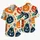 Playful Jack O Lanterns And Tropical Leaves For Halloween Luau Parties And Beach Trips Hawaiian Shirt - 5