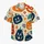 Playful Jack O Lanterns And Tropical Leaves For Halloween Luau Parties And Beach Trips Hawaiian Shirt - 7