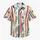 Coastal Aloha Stripes With Palm Fronds For Beach Resort Travel and Island Getaways Hawaiian Shirt - 7
