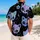 Celestial Cat Skull Moon Stars For Goth Festival Nights And Tropical Streetwear Style Hawaiian Shirt - 2