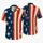 Vintage American Flag Stars And Stripes For Fourth Of July Beach Parties And Summer Travel Hawaiian Shirt - 5