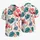 Coral Flamingos And Teal Tropical Leaves For Beach Resort Vacation Travel Wear For Men Hawaiian Shirt - 5