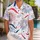 Patriotic Fireworks And Ribbon Streamers For July 4th Beach Vacation Resort Wear Hawaiian Shirt - 1