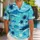 Moonlit Tropical Palms, Island Waves And Sailboats For Resort Vacation Style Men's Hawaiian Shirt - 1