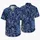 Indigo Paisley Bandana Mosaic for Beach Vacations and Resort Travel Plus Size Men Hawaiian Shirt - 5