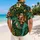 Christmas Dinosaurs And Santa In Tropical Foliage For Holiday Parties And Gift Giving Hawaiian Shirt - 2