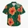 Coral Hibiscus And Emerald Tropical Foliage For Beach Vacations, Resort Wear And Travel Hawaiian Shirt - 7