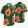 Coral Hibiscus And Emerald Tropical Foliage For Beach Vacations, Resort Wear And Travel Hawaiian Shirt - 5