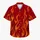 Retro Crimson And Orange Flames For Beach Parties, Summer Getaways, And Resort Nights Hawaiian Shirt - 7