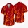 Retro Crimson And Orange Flames For Beach Parties, Summer Getaways, And Resort Nights Hawaiian Shirt - 5