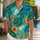 Tropical Hibiscus Monstera Palm Leaves for Beach Vacation Resort Getaways for Men Hawaiian Shirt - 1