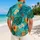 Tropical Hibiscus Monstera Palm Leaves for Beach Vacation Resort Getaways for Men Hawaiian Shirt - 2