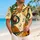 Retro Guitar Trumpet Music Collage For Beach Parties, Cruises And Summer Concert Fans Hawaiian Shirt - 6