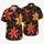 Red And Gold Croton Leaf Botanicals For Beach Vacations, Resorts And Island Getaways Hawaiian Shirt - 5
