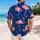 Pink Flamingo Tropical Resort Button Up For Beach Vacations, Cruises And Island Travel Hawaiian Shirt - 2