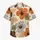 Vintage Hibiscus And Palm Leaves For Resort Vacations And Relaxed Summer Wear Hawaiian Shirt - 7