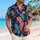 Tropical Botanical Aloha Leaves For Summer Beach Vacation Travel And Resort Wear For Men Hawaiian Shirt - 6