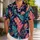 Tropical Botanical Aloha Leaves For Summer Beach Vacation Travel And Resort Wear For Men Hawaiian Shirt - 1